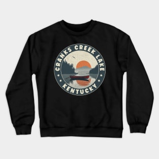 Cranks Creek Lake Kentucky Sunset Crewneck Sweatshirt